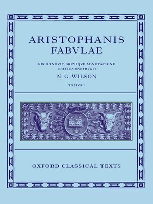 cover image of Aristophanis Fabvlae I